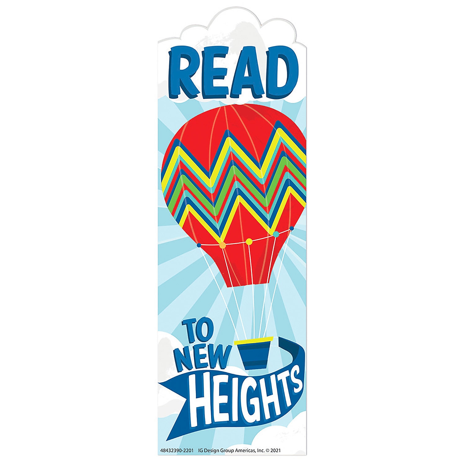 Eureka Hot Air Balloon New Heights Bookmarks, 36 Per Pack, 6 Packs