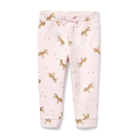 The Children's Place Glitter Unicorn Drawstring Jogger Pants (Baby Girls & Toddler (Best Place To Shop For Baby Girl Clothes)