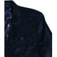 thumbnail image 3 of Lauren by Ralph Lauren Mens Blazer Velvet Classic Fit Blue, Navy, 42R, 3 of 6