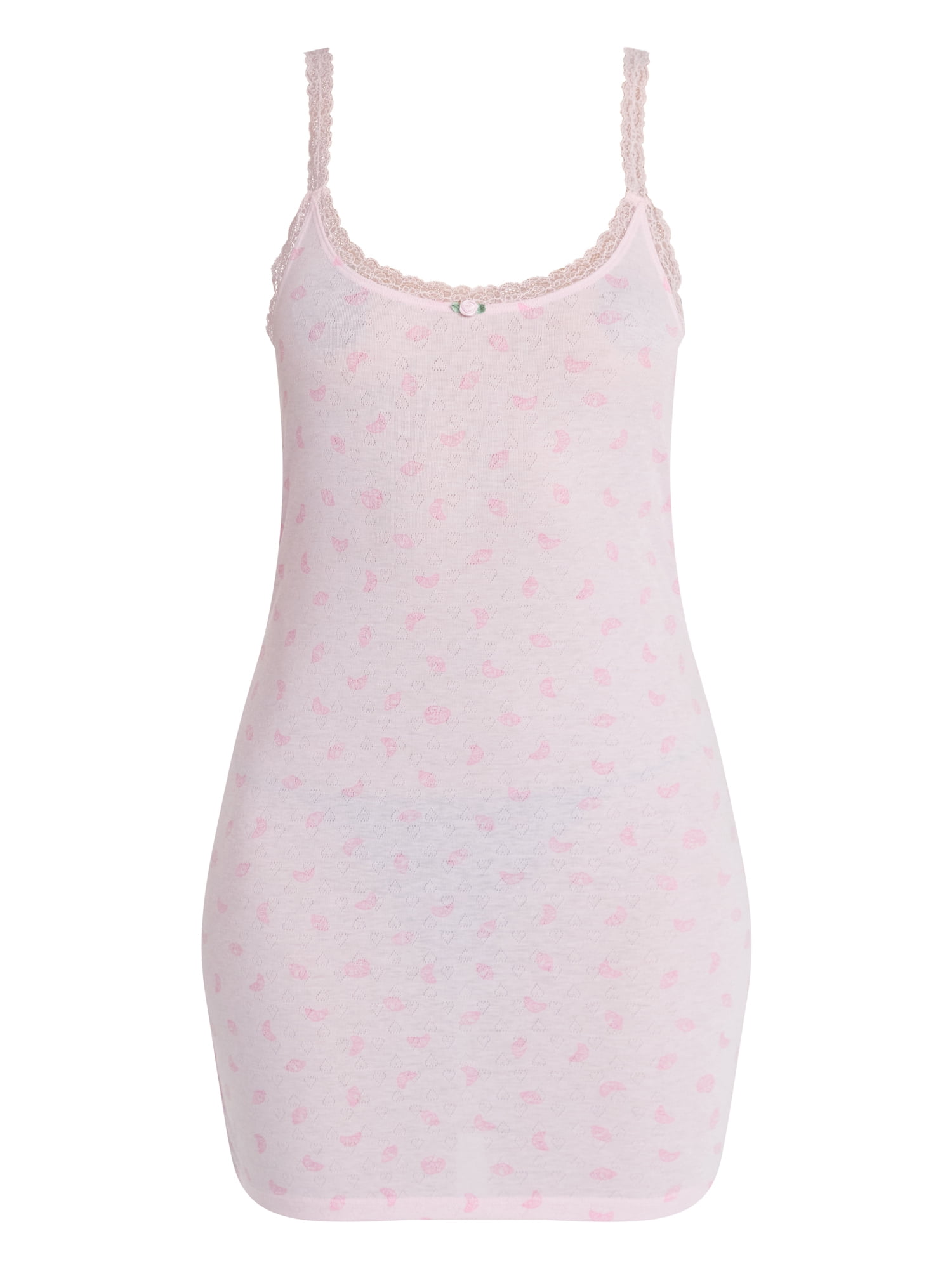 No Boundaries Sleep Pointelle Slip, Women's XXS-3X