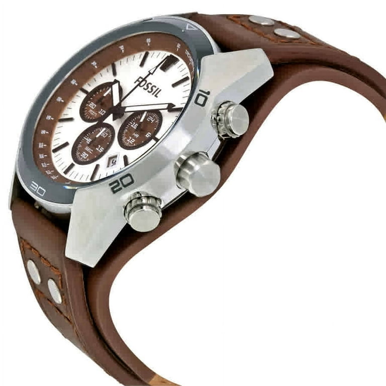 Fossil coachman top leather strap