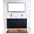 thumbnail image 3 of Kubebath Bliss 60" Black Free Standing Double Sink Modern Bathroom Vanity, 3 of 7