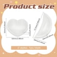 thumbnail image 2 of 2 PCS Selenite Crystal Bowl 2.8 inch Moon Selenite Bowl 2.5inches Heart Selenite Bowl Pure Selenite Smudge Bowl Natural Selenite Crystals Holder for Cleansing Charging Smudging Healing, 2 of 6