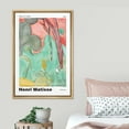 thumbnail image 3 of PixonSign Framed Canvas Print Wall Art Henri Matisse Moroccan Garden Watercolor Pastel Classic Vintage Illustrations Fine Art Decorative Multicolor for Living Room, Bedroom, Office - 24"x36" NATURAL, 3 of 5