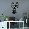 thumbnail image 5 of Handmadetneonsign Viking Compass Name Metal Wall LED Sign, Viking Compass Metal Light Home Decor, 5 of 5