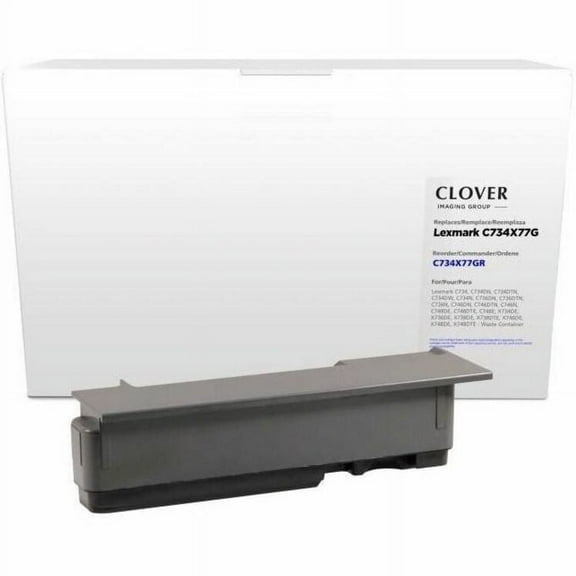 Remanufactured Clover Imaging Waste Container for Lexmark C734