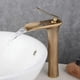 thumbnail image 3 of Grifo de lavabo de fácil instalación, cartucho de alta calidad que garantiza un funcionamiento suave, adecuado para baños tradicionales y modernos (latón antiguo), 3 of 5