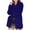 Blue, variant on Lindreshi Womens Jackets and Coats Women's Faux Jacket Mid Length Loose Fluff Soft Rabbit