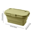 thumbnail image 2 of Uxgjfwu Storage Box, Foldable Large Capacity Water Repellent Organizer, Multifunctional Portable with Hidden Handle, 2 of 7