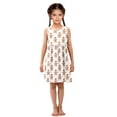 thumbnail image 6 of Girls Dress Cookie Man Snowflake Sleeveless Dress for Girls Hem A-Line Casual Sundress, 6 of 7