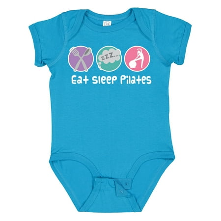 

Inktastic Eat Sleep Pilates Gift Baby Girl Bodysuit