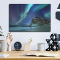 thumbnail image 6 of Luxe Metal Art 'Northern Lights In The Lofoten Islands Norway 2' by Luxe Portfolio, Metal Wall Art, 16"x12", 6 of 9