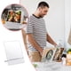 thumbnail image 3 of 2 Piezas de acrílico transparente Cookbook Stand para la cocina del contador ajustable Cookbook Holder Tablet Recipe Book Holder Display Rack para Cocina Sala de estar Dormitorio, 3 of 8