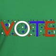 thumbnail image 3 of CafePress - Get Out The Vote Women's V Neck Dark T Shirt - Women's V-Neck Dark T-Shirt, 3 of 4