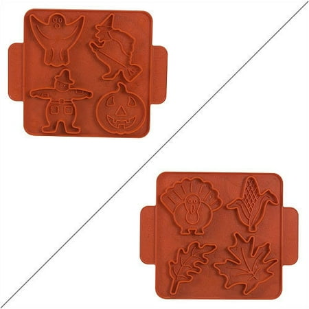 Nordic Ware Kitchenware Halloween / Harvest Cookie Cutter Sheet