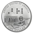 thumbnail image 2 of 2009-P Louis Braille $1 Silver Commem BU (w/Box & COA), 2 of 3
