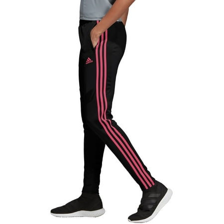 adidas Women's Tiro 19 Training Pants, Black/Magenta, Medium