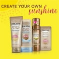 Jergens Natural Glow Instant Sun Sunless Tanning Moisturizer + Bronzer, Light Bronze, 6 Ounce
