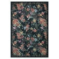 thumbnail image 6 of Lahome Decor 6'x9' Boho Floral Area Rug 6x9ft Washable Rugs for Living Room,Vintage Girls Rugs for Bedroom Ultra-Thin Non Slip Nursery Rug Girl Carpet for Playroom Dining Room Nursery,Black, 6 of 10