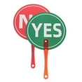 thumbnail image 2 of Shisuyan Classroom Voting Paddles Bold Fonts Plastic 2Pcs 11.8X7.1X0.2In, 2 of 9