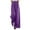 Purple, variant on LUOGENLI Female Casual Pants Women Cotton Linen Loose Wide Leg Pants High Waist Straight Retro Literary Casual Trousers Cotton Casual Pants Women Plus Size Tall Coffee M