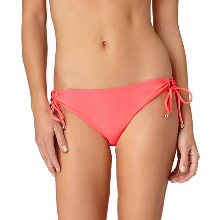 Lowrider Tie Side Bikini Bottoms - Collections By Women's Solid Side Tie Scoop Bikini Swimsuit Bottom
