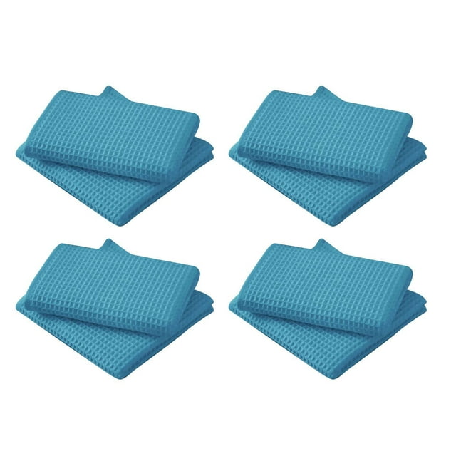 Chiffons de Classification de Produits - Ensemble de Chiffons de Nettoyage de Cuisine Absorbants pour Séchage Rapide, Vaisselle, Décontamination et Récurage, Lot de 4