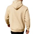 thumbnail image 6 of Mens Fleece Quarter Zip Pullover Hoodies for Men Long Sleeve Casual Hoodies Drawstring Fashion Sweatshirt, 6 of 9