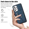 thumbnail image 2 of RFID BLOCKING Wallet Case for Samsung Galaxy A32 5G with Card Holder, Zipper Pocket Kickstand Function Shockproof Purse Phone Cover with Removable Shoulder Strap & Wrist Strap, Blue, 2 of 10