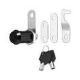 thumbnail image 1 of Candados de Gabinete Negros Uxcell de 1-1/8 Pulgadas con Llaves Negras, 1 Paquete Cilindro de Candado de Aleación de Zinc Juego de Candado RV Clave Igual, 1 of 7