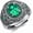 May-Emerald Green, variant on 7×9mm Oval Cut Blue Topaz/Ruby/Emerald/Black Onyx Men's Ring 925 Sterling Silver Vintage Style Gemstone Handmade Men's Ring Adjustable for Dad/Father Size 7