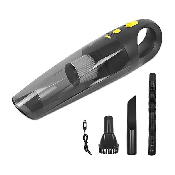 Aspiradora inalámbrica para coche, miniaspiradora de mano de alta potencia, potencia de succión de 4500 Pa, con motor de 120 W