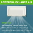 thumbnail image 2 of RV Side Vent Fan, 25W 12V Small Vent Ventilation Exhaust Fan for RV Motorhome Caravan Camper, White, 2 of 5