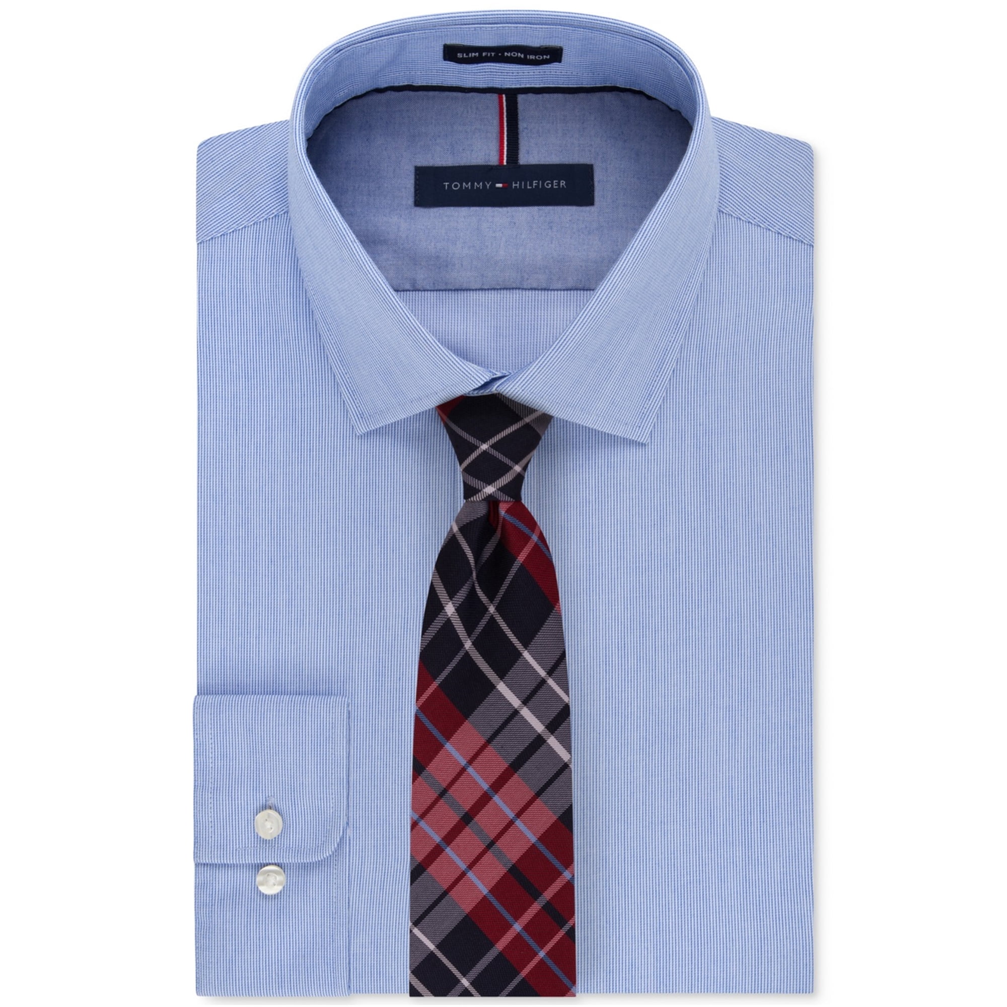 Tommy Hilfiger Mens Stripe Button Up 