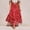 Red, variant on Tennis Skirts for Women Summer Skirt Women's Bohemian Beach Lace Rayon Floral Print Summer Dress Alternative Beige S