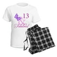 thumbnail image 4 of CafePress - Fabulous 13Th Birthday For Girls Women's Light Paj - Women's Short Sleeve Print T-Shirt and Pants Light Cotton Pajama Set, 4 of 7