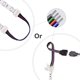 thumbnail image 4 of Conector LED, incluye 14 conectores en forma de L, 4 cables de extensión para tiras LED, 5 conectores macho de 4 pines, 4 of 4