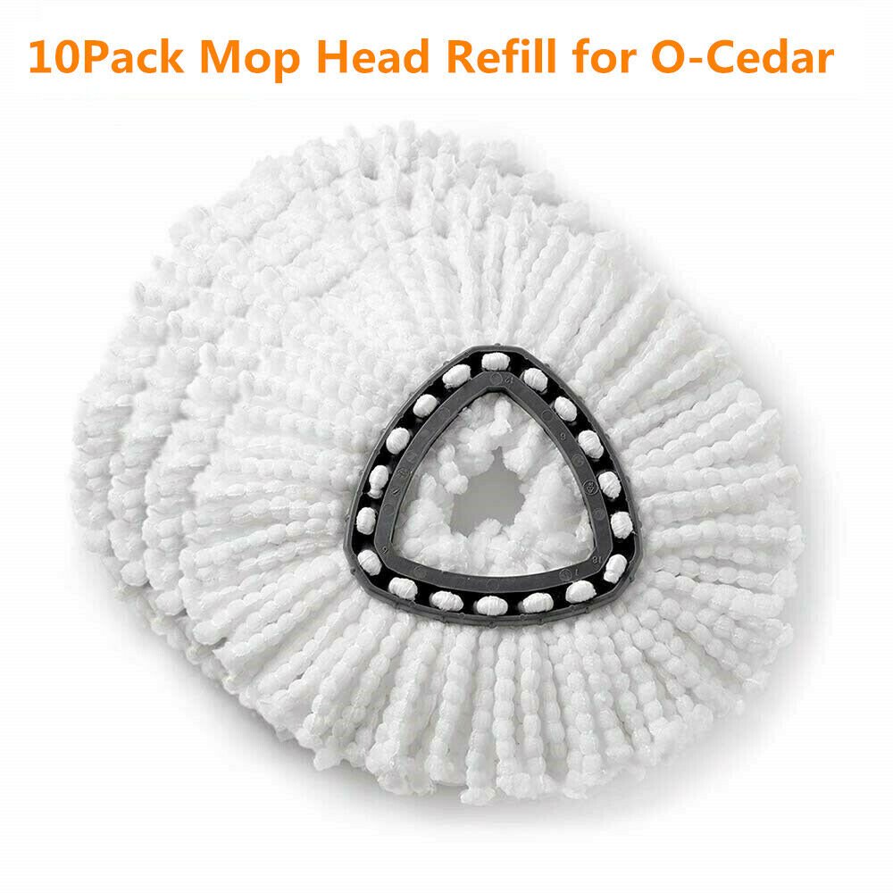 3/5/10 Pack Spin Mop Replacement Head Microfiber Mop Head Refills for O