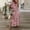 Purple#2, variant on Womens Dresses Plus Size formal,Womens Spring and Summer V-Neck Solid Casual Short Sleeved Long Dress Pink XXXL