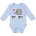 thumbnail image 3 of Inktastic Nicu Graduate Baby Elephant Boys or Girls Long Sleeve Baby Bodysuit, 3 of 5