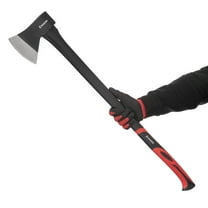 INTERTOOL 2.8 lbs Steel Chopping Axe with 35-inch Shock Absorbing Handle, Tree Felling Axe HT08-0264
