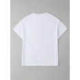 thumbnail image 4 of Version Of The Beach Vacation Short Sleeve White T-Shirt, A Little Salty, A Little Sweet Beach Shirt Design Mermaid Shirt Printing, Spring And Summer Mermaid Anime Hand-Painted Style, 4 of 6