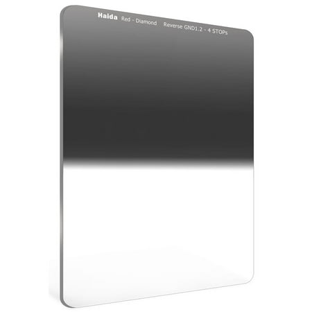 UPC: 6972288551458 | Haida Red Diamond 75x100mm 1.5 5-Stop Glass Reverse Graduated Neutral Density Filter