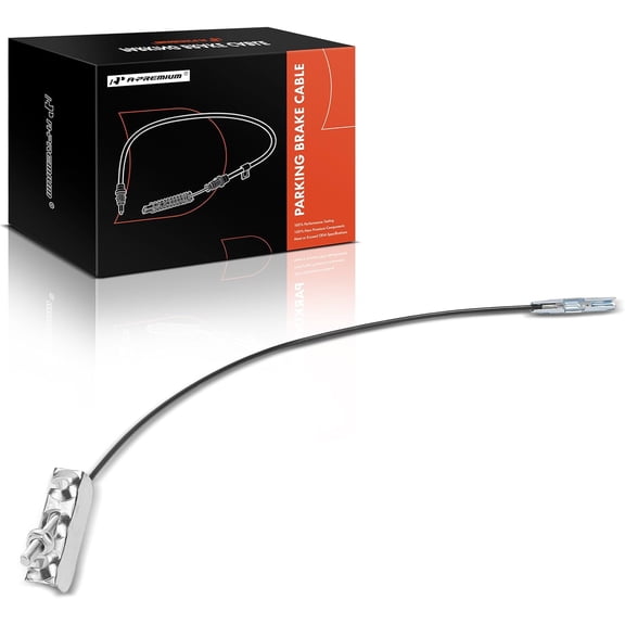A-Premium Intermediate Side Parking Brake Cable Assembly Compatible with Chevrolet and GMC Models: Silverado 1500 1999-2004, Sierra 1500 2000-2004 - Replace # 15703315