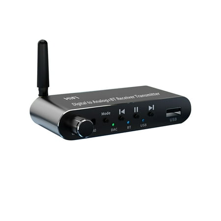 TAPDRA Bluetooth Adapter with Remote Control 30M Transmission Multi-Device Expansion for TV and Speaker Connectivity