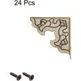 thumbnail image 3 of Metal Desk Corner Protectors Table Edge Cover Guard 26 X 26 X 9mm Bronze Tone, 3 of 4