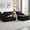 Black, variant on 96''Sectional Couches for Living Room Modern Modular Sectional Sofa Upholstered Boneless Couch Comfy Cloud Couch with Chaise (Black, 96''W Left Facing Chaise)
