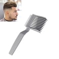 thumbnail image 1 of Peine de peluquero para hombre, peine de tijeras de posicionamiento curvo, 1 of 5