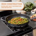 thumbnail image 3 of Wok en acier au carbone 32CM sans couvercle, 3 of 6