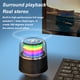 thumbnail image 4 of Altavoz inalámbrico de sonido estéreo RGB brillante compatible con Bluetooth 5.0 altavoz 3 modos reproductor de música para fiesta de viaje en casa Inevent EL005091-00B, 4 of 7